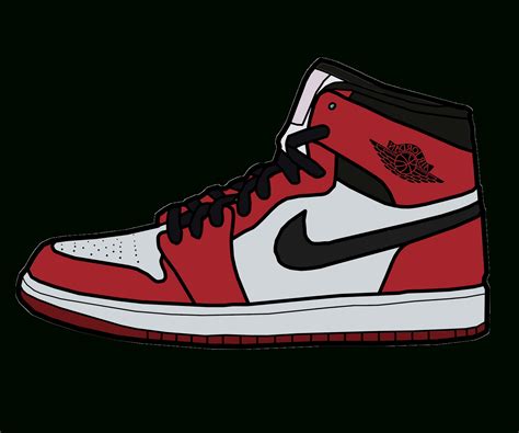 jordan shoes sketch